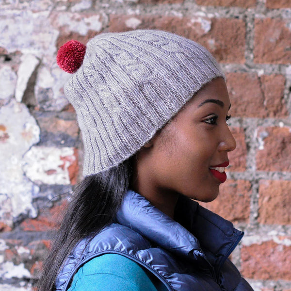 Cable Rib Hat Pattern – The Fibre - Main Image