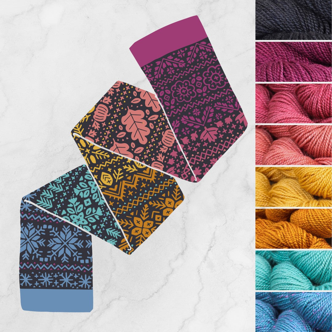 Doodle Scarf Kit knit in Acadia – The Fibre Co.