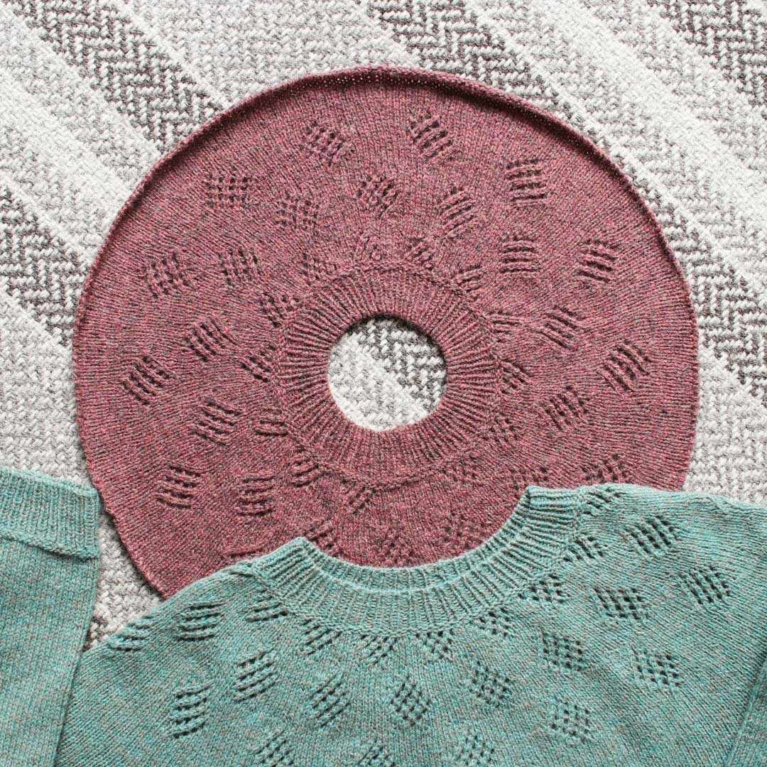 One Yoke Pattern knit in Lore – The Fibre Co.