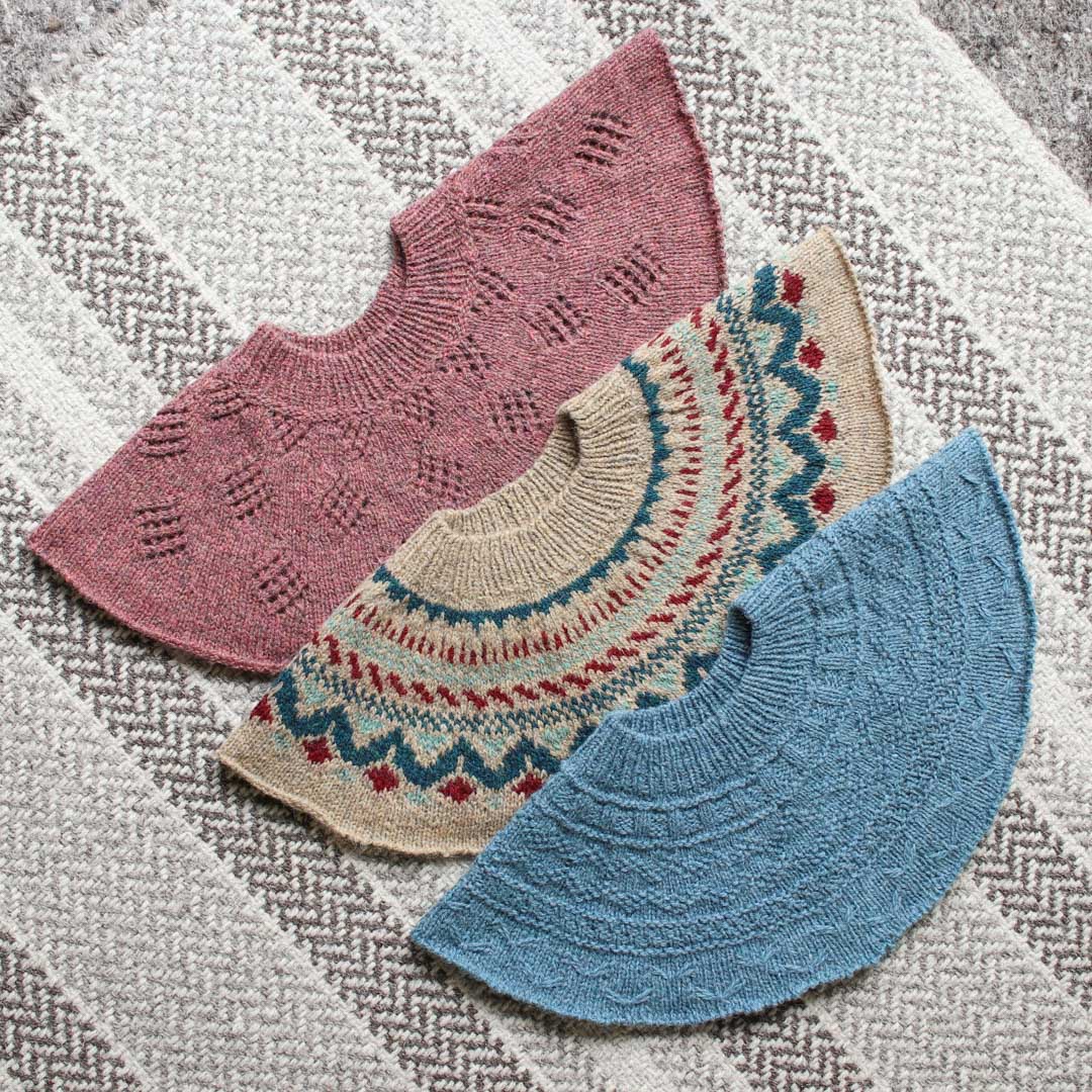 One Yoke Pattern knit in Lore – The Fibre Co.