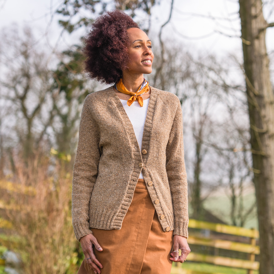 One Cardigan Pattern by Sarah Hatton | The Fibre Co.